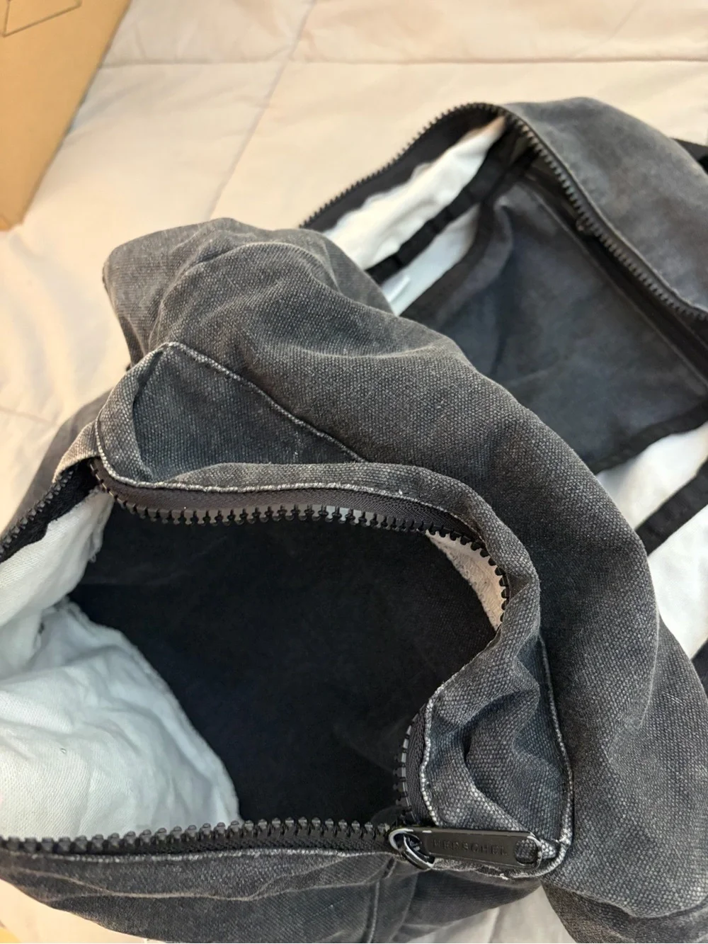 Herschel Supply Company Washed Black Canvas Everyday Backpack